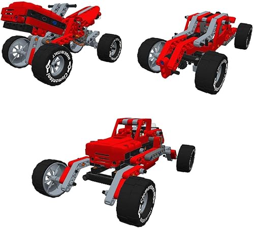 Miniatura 4 de Clementoni - Laboratory of Mechanics-Monster Trucks Science Museum Construction Game, Multicoloured, 19087