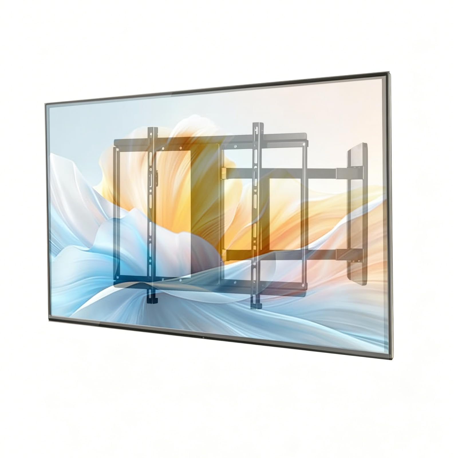 Soporte Pared TV motorizado Extensible para Pantallas LCD 65–86 Pulgadas | Soporte motorizado con control remoto, giro de 70–90° y ligera inclinación, VESA máxima 750x600 para hogar y oficina