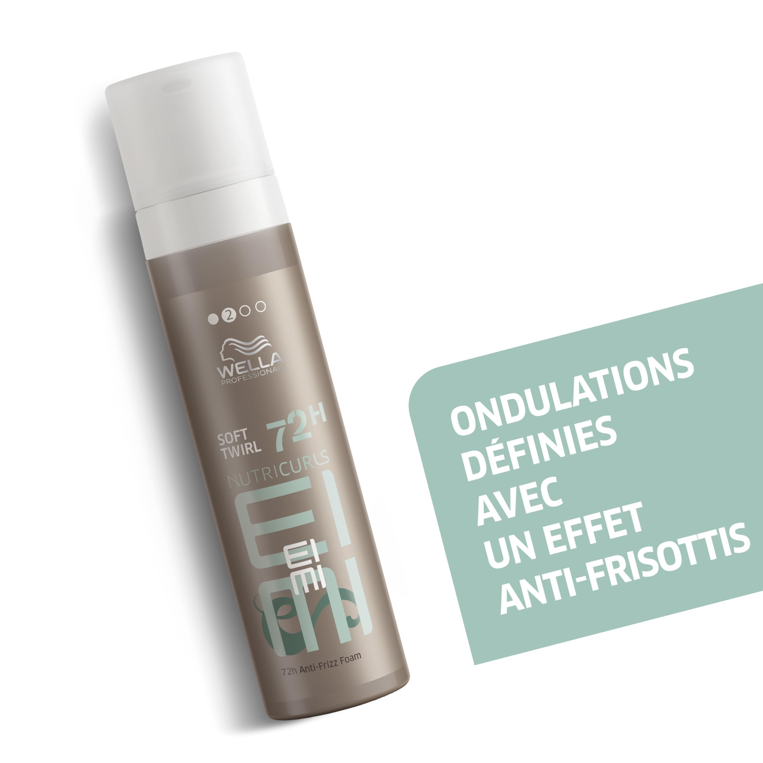 Wella Professionals EIMI Nutricurls Soft Twirl Mousse volume cheveux bouclés anti-frisottis 72H 200ml