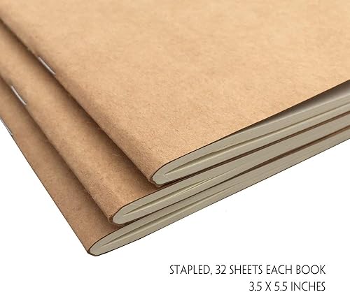 Miniatura 4 de Cuaderno de puntos, bolsillo de 3.5 x 5.5 pulgadas, papel de cuadrícula de puntos gruesos, total de 192 hojas384 páginas