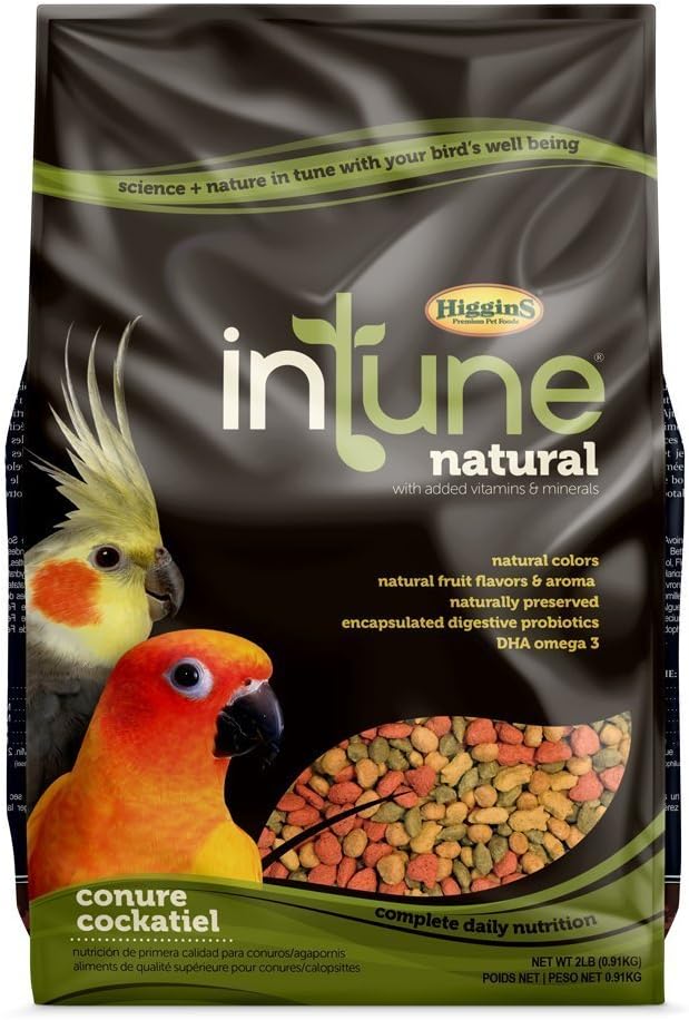 Intune Conure & Cockatiel Dry Food - 2LBS