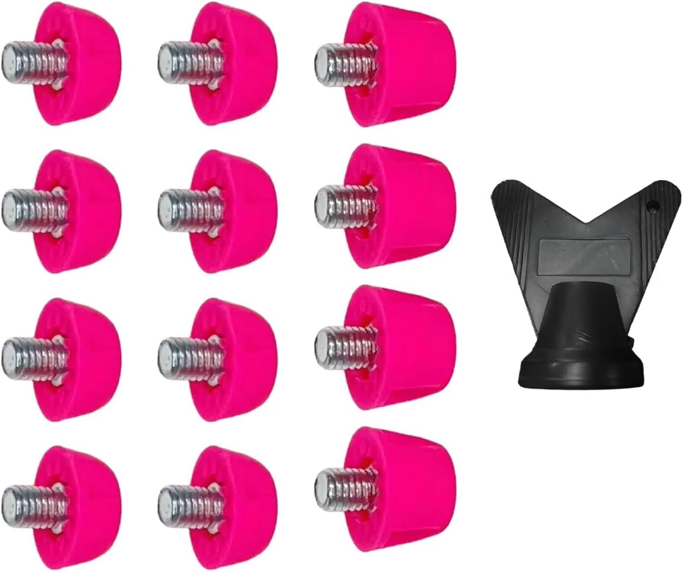 24PCS Football Boot Studs Portable Track Shoes Spikes for Competition Training Athletic Sneakers Sports