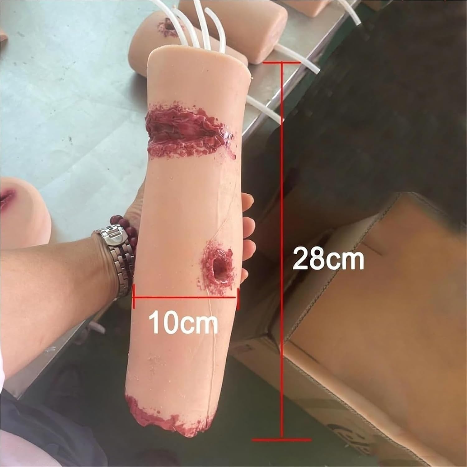 Wound Packing Trainer,Stop the Bleed Training Kit | Hemostasis Practice Model for Trauma Care, Medical Education, Reusable First Aid Training