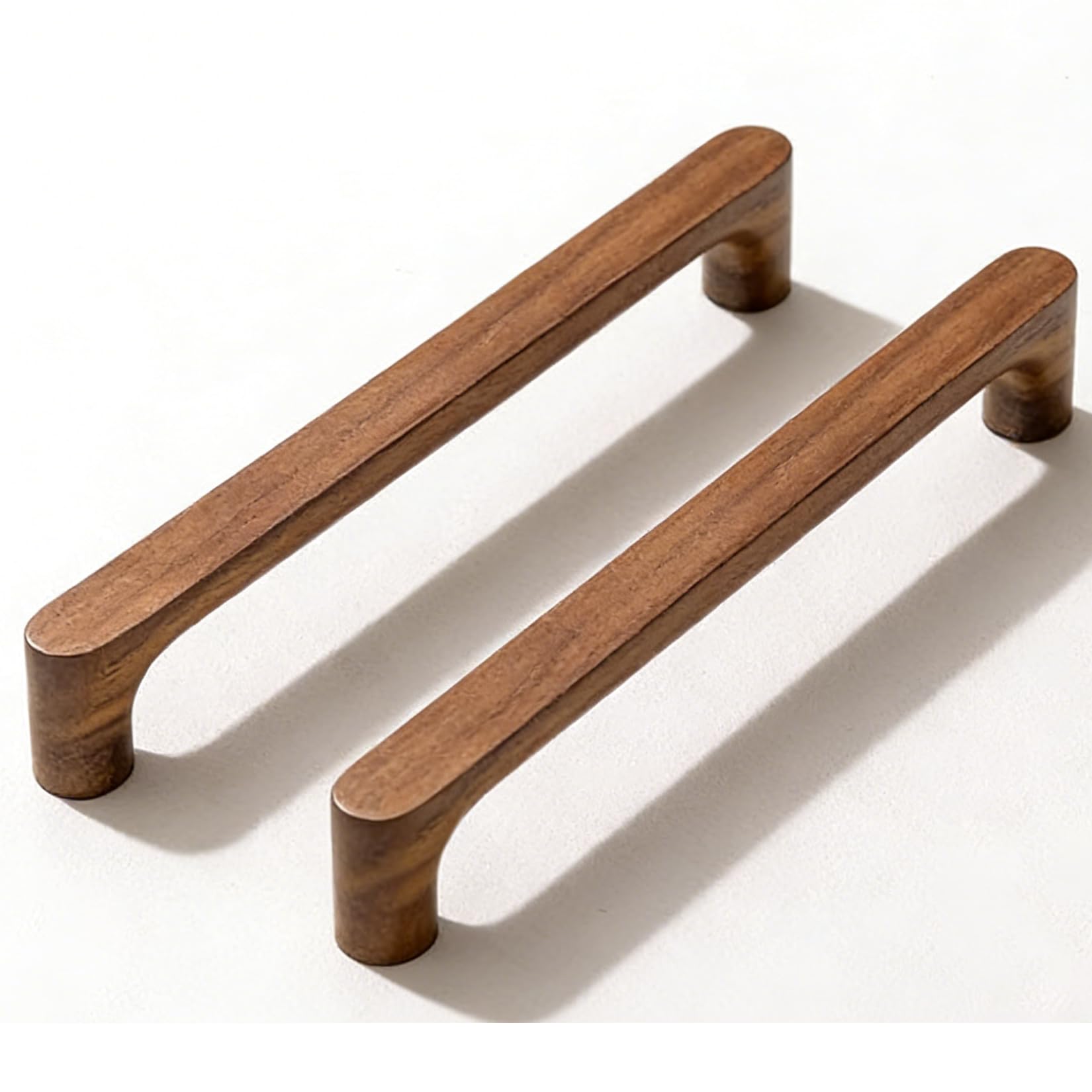 Tiradores de muebles SYZOW 160mm de madera natural para puertas de cocina y armarios