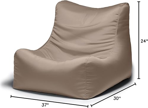 Miniatura 95 de Jaxx Ponce - Puf para exteriores, resistente a la intemperie, para patio y piscina, color azul marino Azul marino,Carbón vegetal,Flamenco,Lima,Bahía