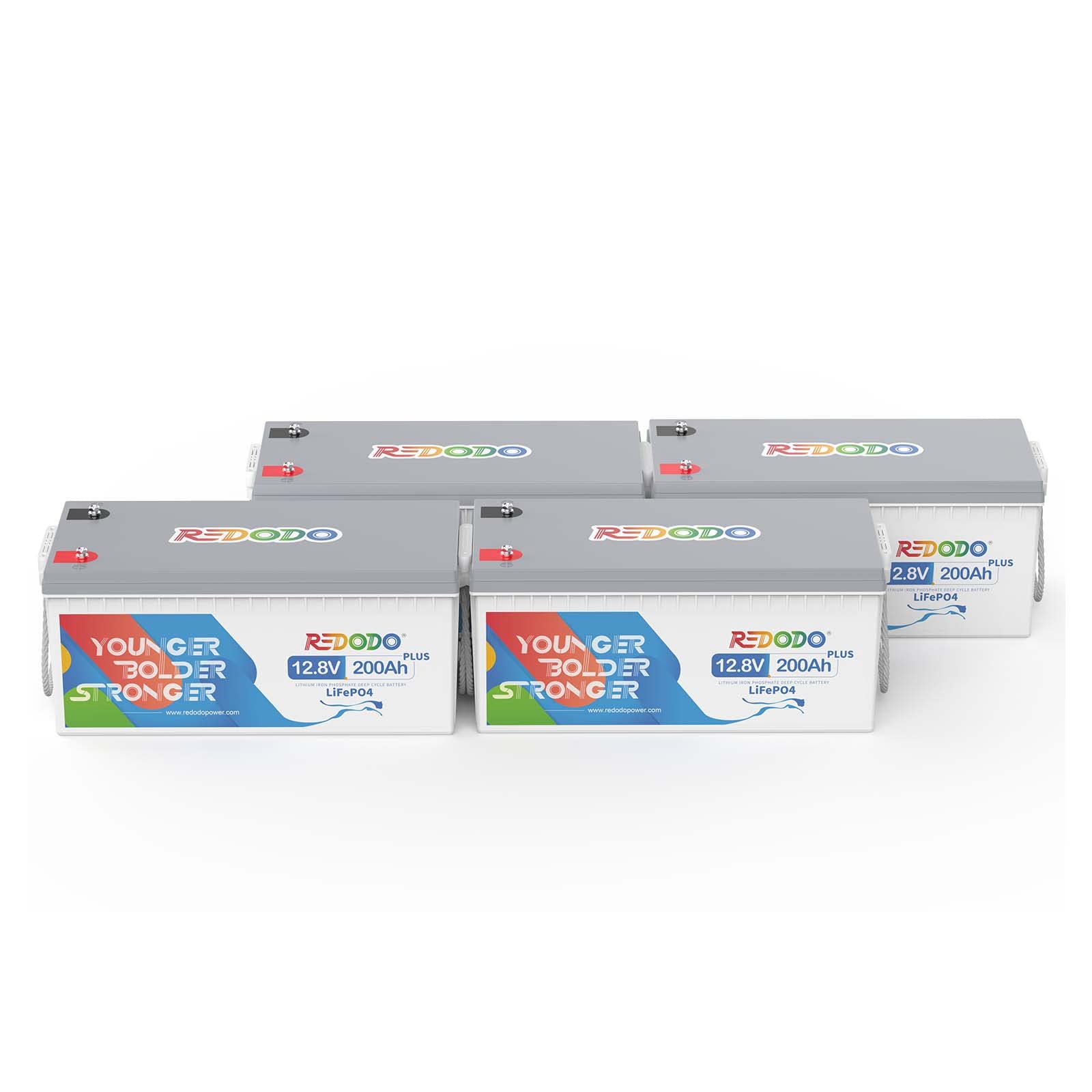 Akumulator Redodo LiFePO4 200 Ah Plus 12 V, ponad 4000-15000+ cykli, 2 razy żywotność, wbudowany 200 A BMS, idealny zamiennik dla akumulatorów ołowiowo-kwasowych, AGM, FLA, żelowych