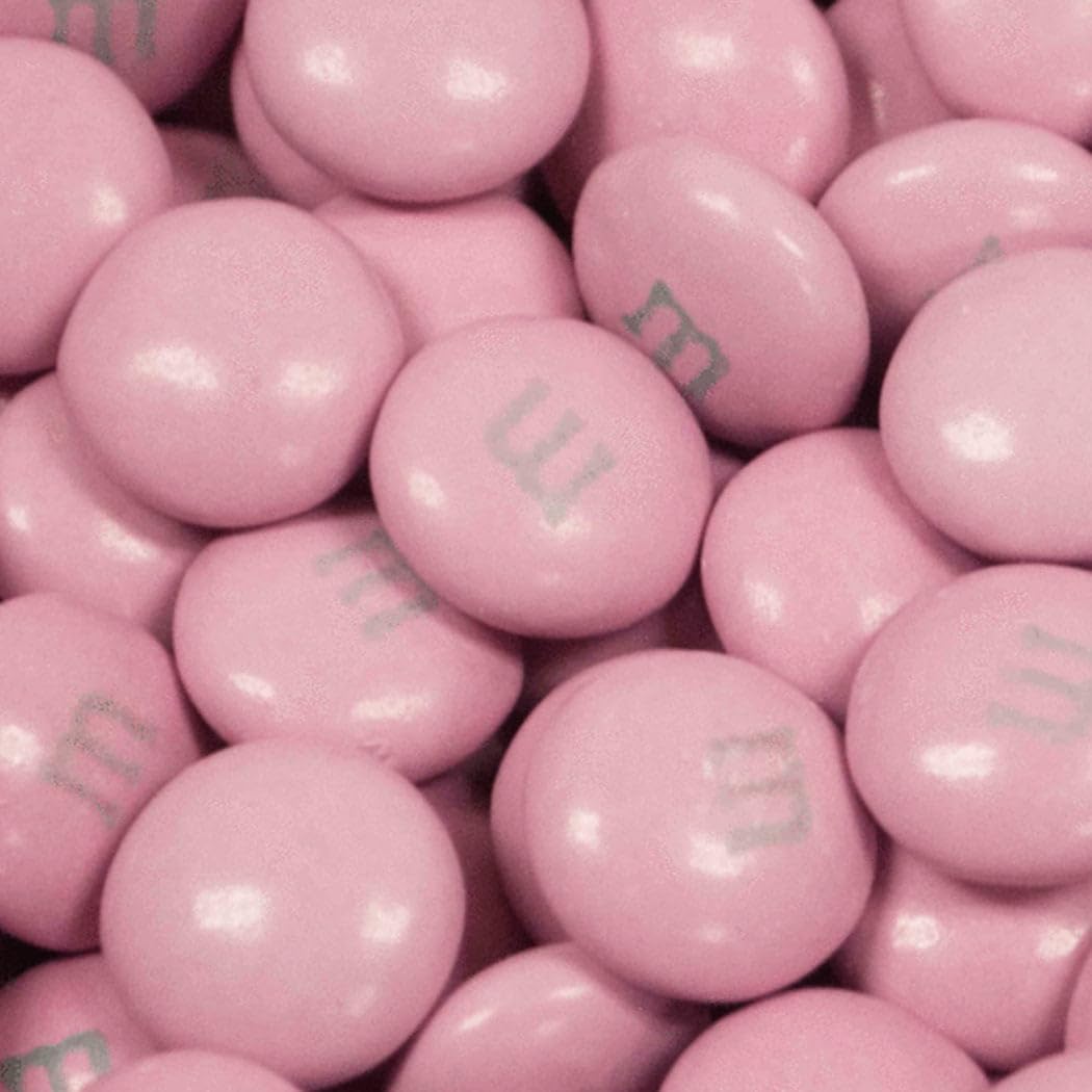 375pcs Pink Coated Milk Chocolate Covered Candies (12oz, 375pcs)