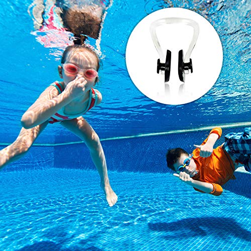 Thursday April Nasenklammer Schwimmen 10 Stücke Nase Clip wasserdichte Nasenklammer für Erwachsene und Kinder Schwimmen Freitaucher und Anfänger