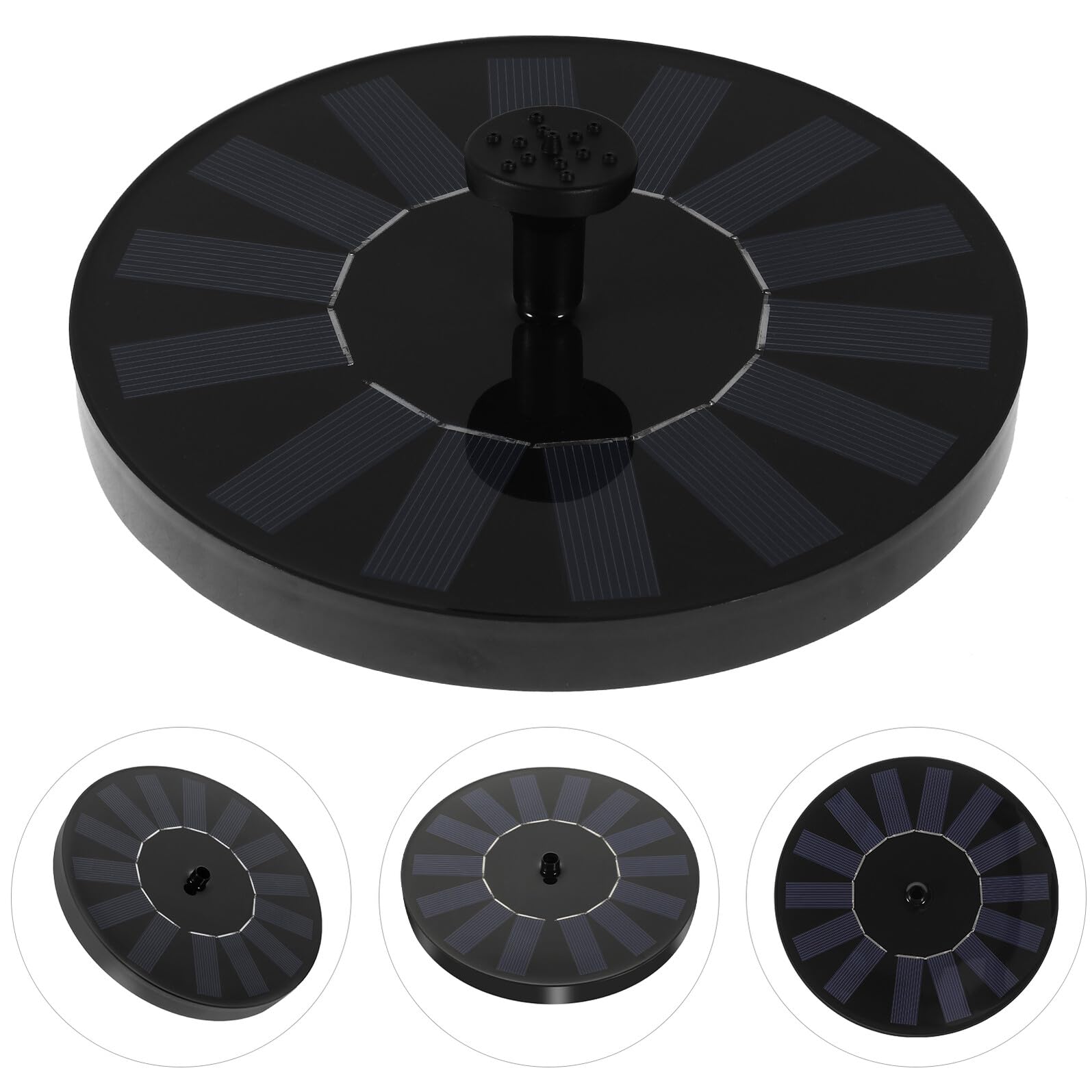 Fuente Solar Flotante para Baño de Pájaros, Estanque Exterior, 150l/h