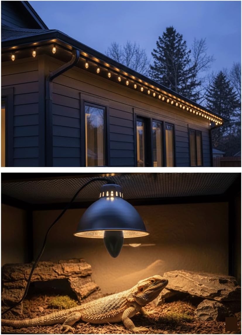 Black Color Party Mini Night Light Bulb 6PC