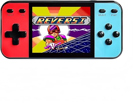 JXD Mini 3-inch LCD Screen Retro Video Game Console with 240 Games Connects to TV Childrens Handheld Electronic Game Puzzle Toys Christmas Travel and Leisure Essential