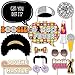 Big Dot of Happiness 70's Disco - 1970s Disco Fever Party Photo Booth Props Kit - 20 Count