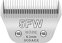 Vista 17 de Tamaño 40/30/15/10/7FC/5FC/4FC/3FC Cuchillas cerámicas desmontables para cortapelos de mascotas para perros, Compatible con Andis, Oster A5, Wahl
