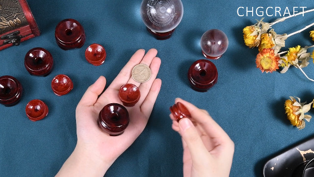 Supporto Espositore Sfere In Legno CHGCRAFT - 16 Pezzi 2 Misure, Per Pietre, Uova, Cristalli, 30-45 Mm - Foto 13