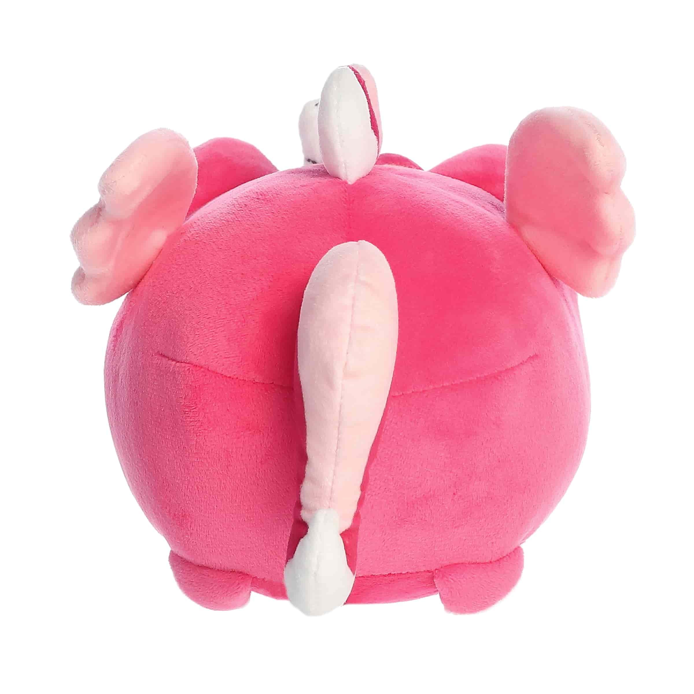 Aurora Enchanting Tasty Peach Sweetheart Pegasus Meowchi Stofftier – lustiger saisonaler Plüsch für Kinder und Erwachsene Sammler – perfekt für die Dekoration von Räumen und Valentinstag – Rosa, 21,6
