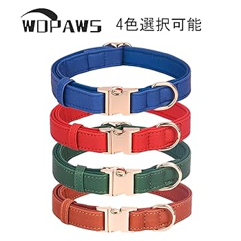 パリで購入フランスブランドWOUPAY赤いレザー犬用リード＆首輪新品タグ付き パリで購入フランスブランドWOUPAY赤いレザー犬用リード＆首輪