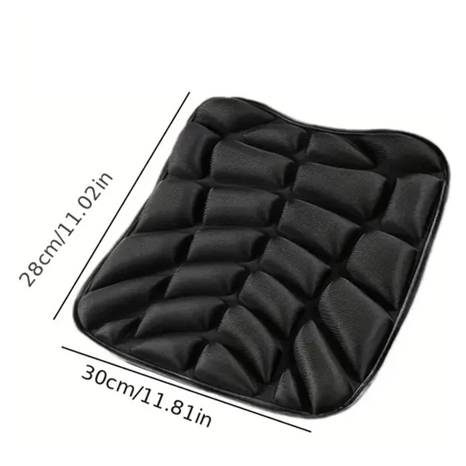 1/2 pezzi per moto per adattarsi al cuscino del sedile Cuscino in gel comfort 3D per ammortizzante universale traspirante Coprisedile per moto(2pcs set)
