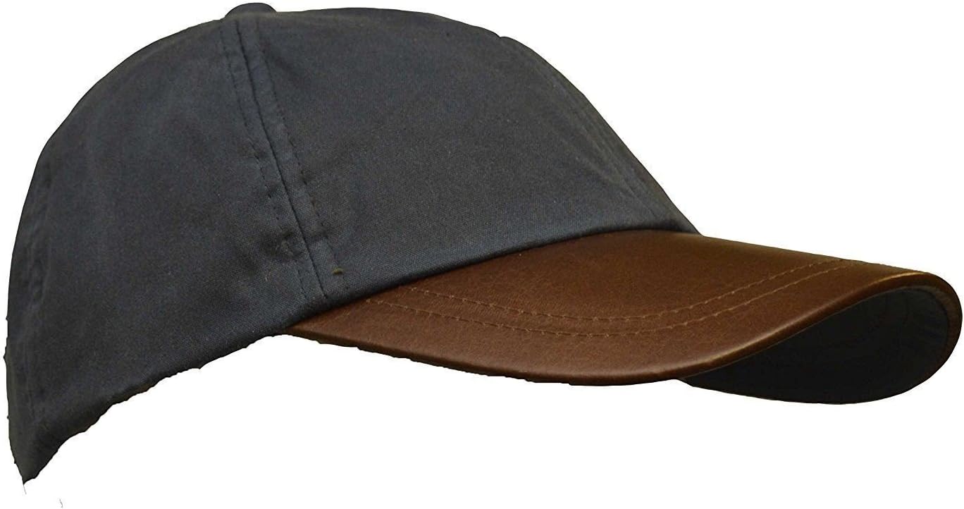 Walker and Hawkes - Wax Brunswick Baseball Cap w/Leather Peak - One-Size