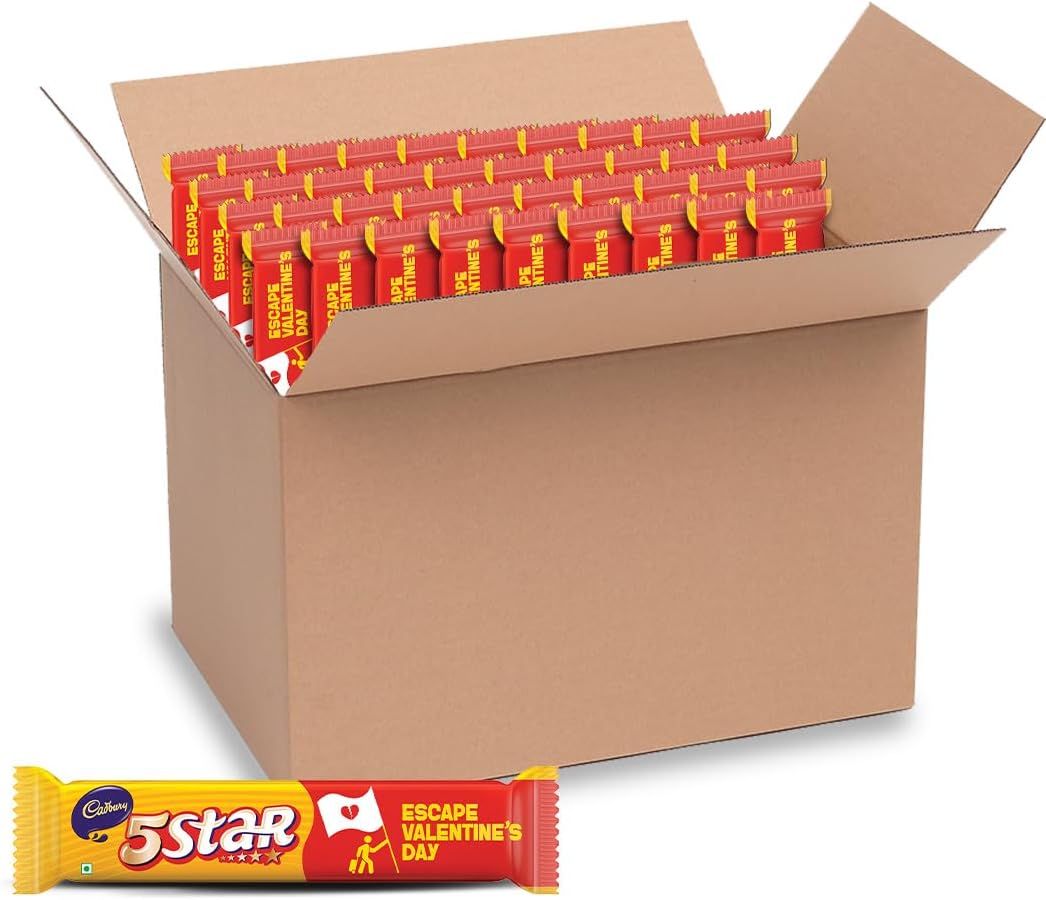 Cadbury 5 Star Chocolate Bars, 35.2 g (Pack of 40)