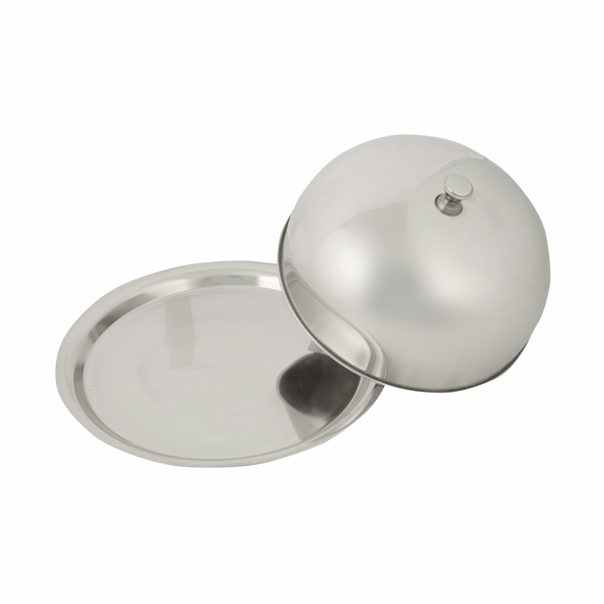 Acier inoxydable brossé Cloche, Acier inoxydable, 26 x 13 xm