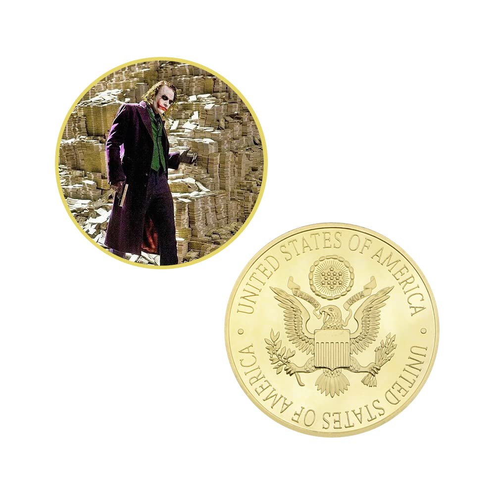 Arunrajsofia Joker with Gun Coin (Gold Plated) (B0BN6FH5VN) Amazon Price History, Amazon Price Tracker