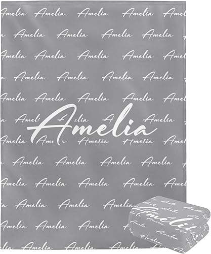 Miniatura 7 de Mantas de bebé personalizadas para niños y niñas manta de envoltura personalizada para bebé manta de recepción con nombre mantas pequeñas de felpa