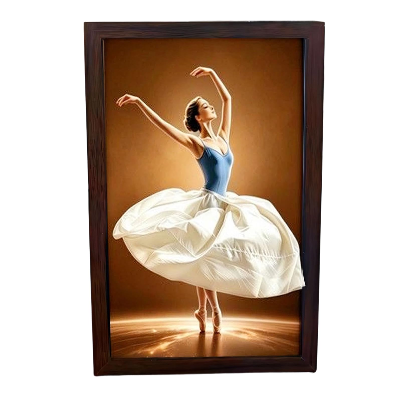 Ballet Girl Lady Dress Art Decor Creative Wooden Tissues Box Desktop Napkin Dispenser For Home Bathroom Bedroom Living Room And Office Countertop Storage Decoration (02)