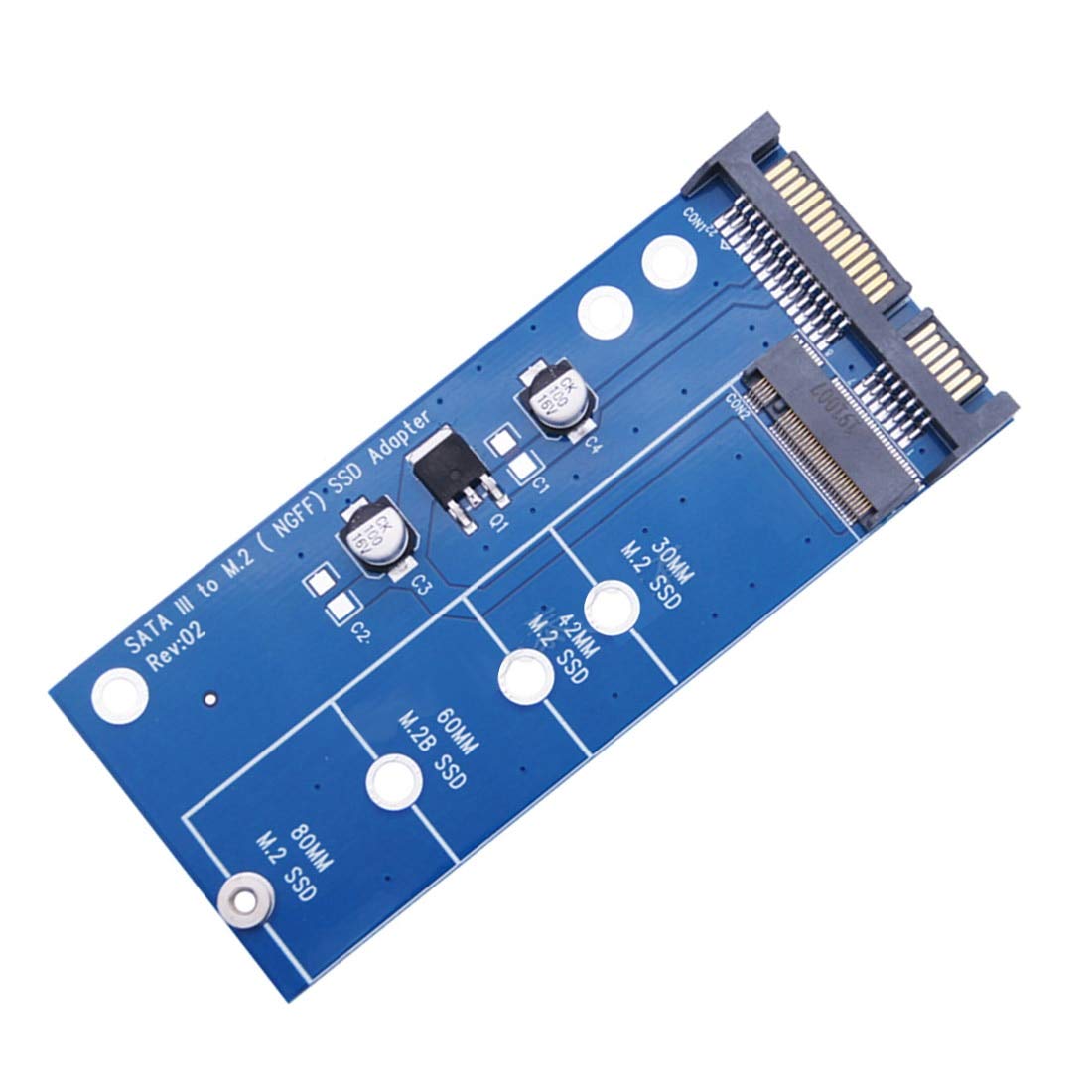 Amazon.com: JMT SATA 3 to M.2 (NGFF) SSD 7+5 Pin Connector