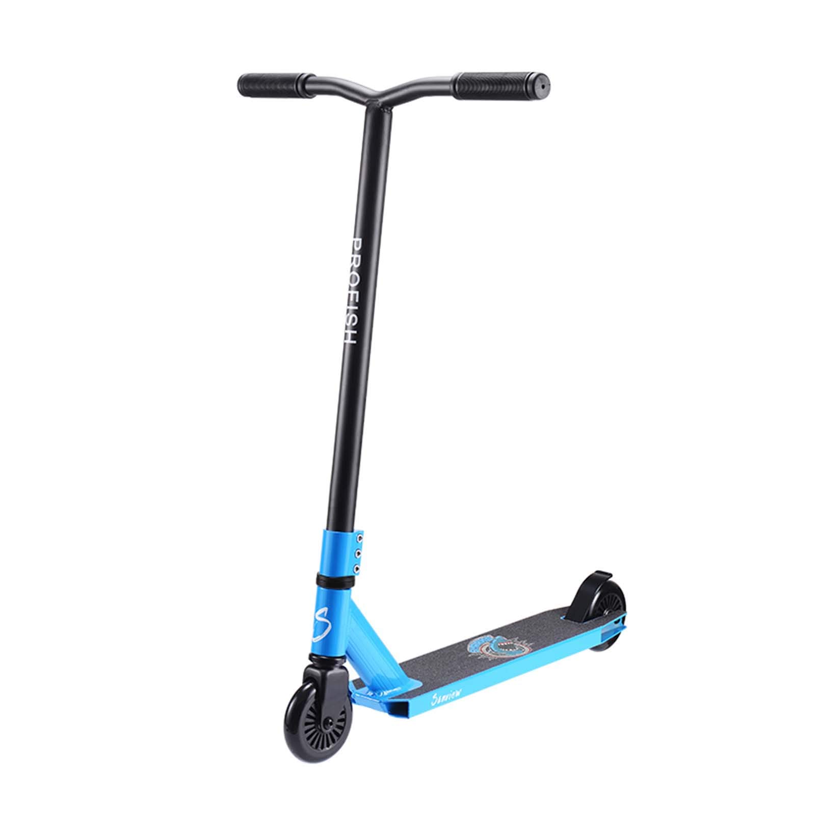 Trottinette freestyle adulte débutant avec grandes roues de 110 mm pour figures et tricks 360