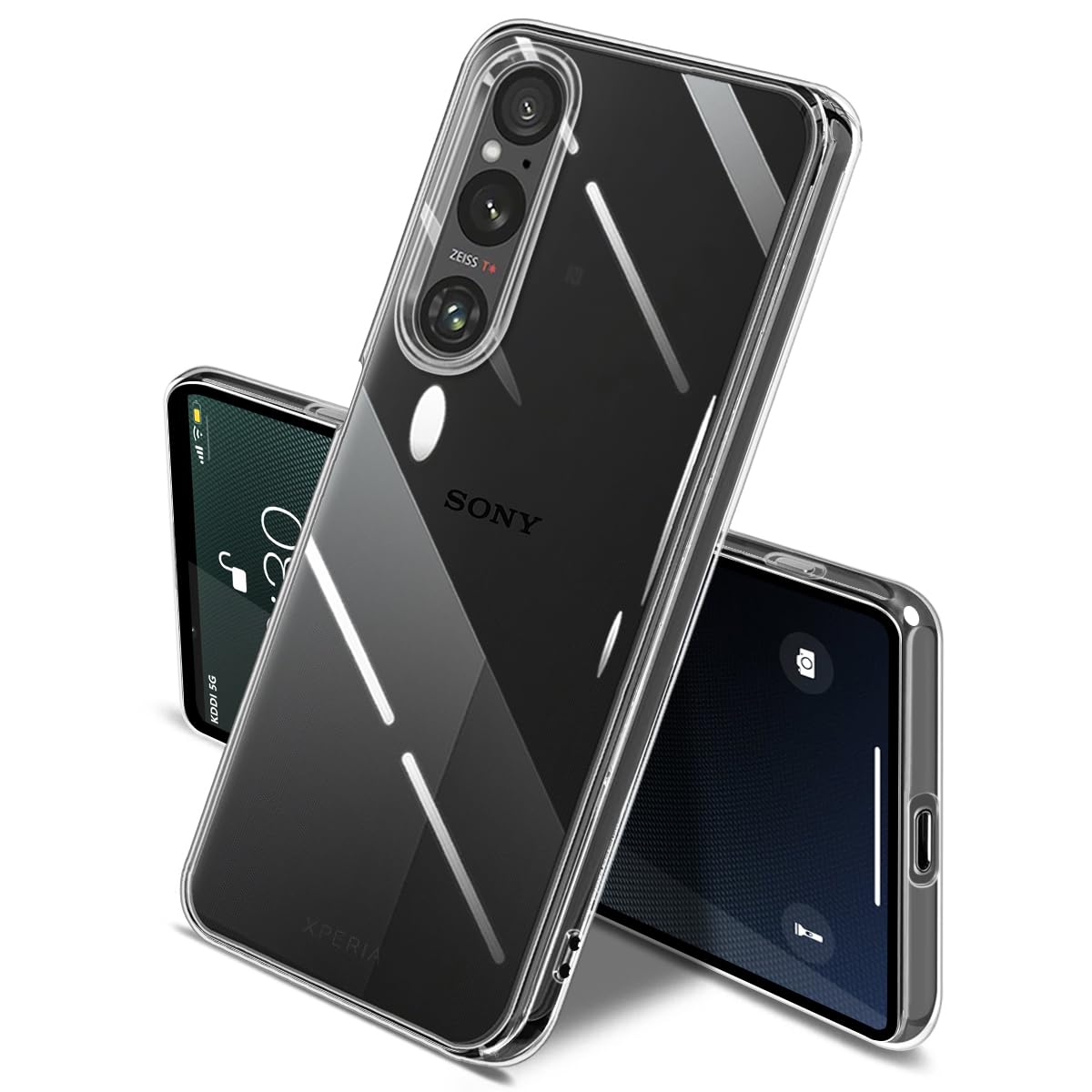 Xperia 1V SOG10 画面焼けあり　クリアケース付き Xperia 1V SOG10 画面焼けあり クリアケース付き Xperia 1V SOG10 画面