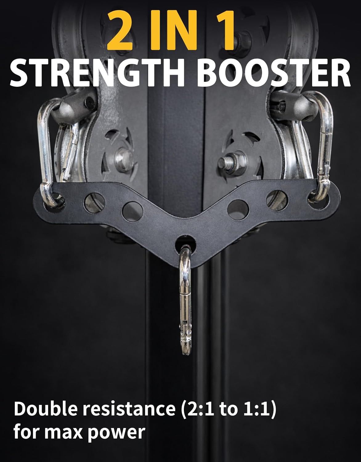 2:1 Cable Adapter LAT Pull Down Bar, 6-35in Options