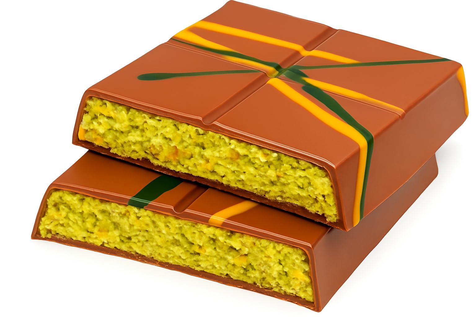 Dubai Chocolate Bar Pistachio Kunafa – Authentic UAE Import -200g Cream-Filled Luxury Treat, Viral Milk Chocolate with Kadayif Kataifi – Gourmet Gift Snack for Kids, Family & Friends (Pack of 1)