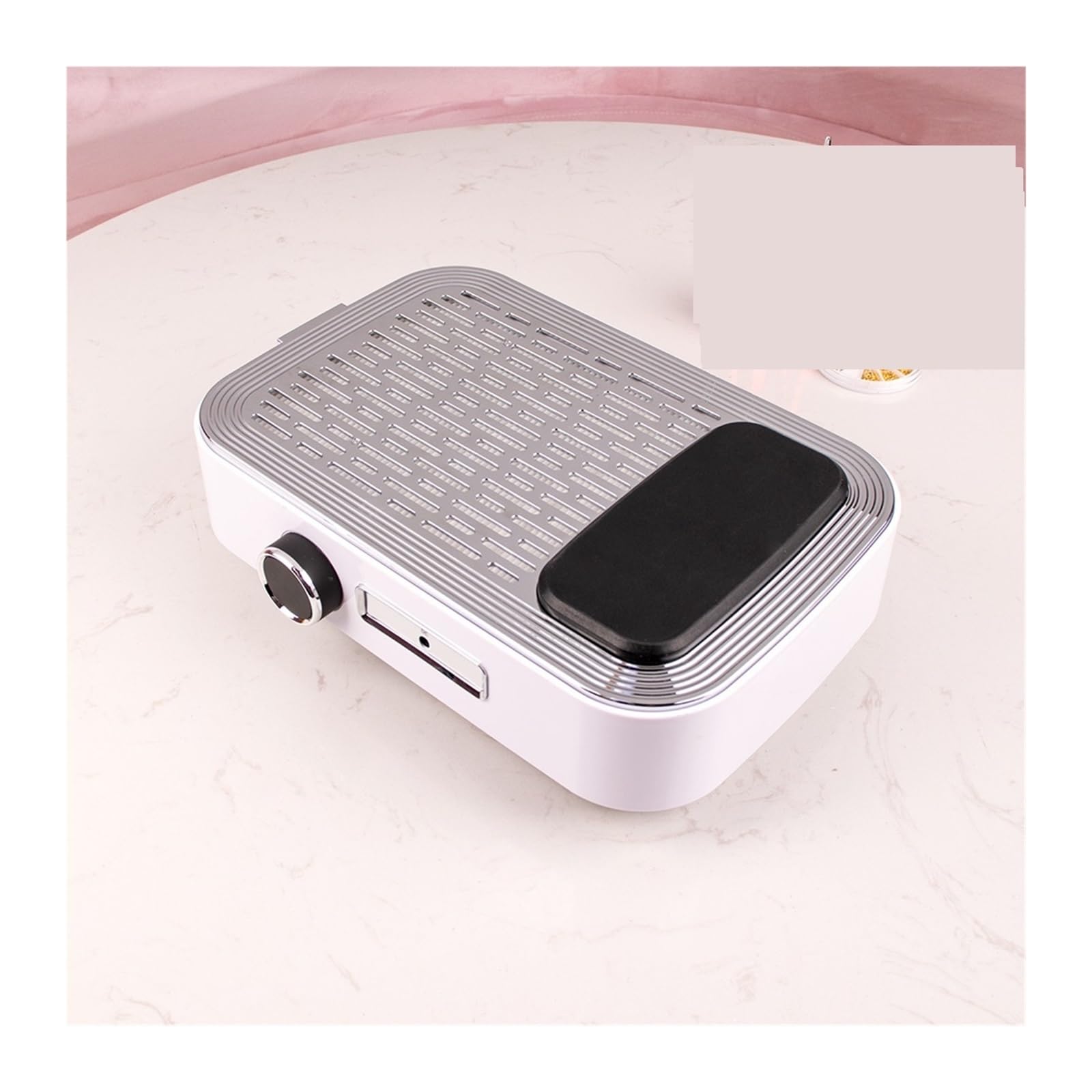 Aspirador UñAs, Aspiradora de succión de polvo de uñas inalámbrica, potente limpiador potente de 80W, manicura for recoger arte de uñas limpio, 4500RPM