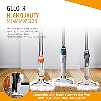 Vista 6 de Almohadillas de repuesto para trapeador de vapor Bissell Powerfresh compatibles con 1940 1440 1544 Series 19402 19404 19408 19409 1940a 1940f 1940q