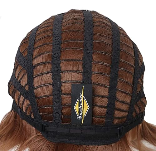 Miniatura 5 de Yuehong corto pelo marrón recto pelucas resistente al calor anime traje Cosplay peluca