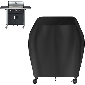 Gas Grill Cover for Enders Chicago 3/Chicago 3R Turbo/Brooklyn Next 3 500D Oxford Waterproof Weather Protective Cover Accessories for Chicago 3R Turbo 90 x 54 x 110 cm