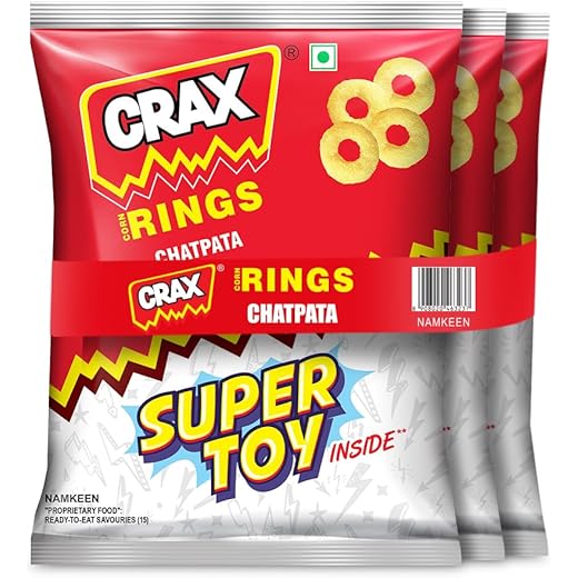 Crax Chatpata Corn Rings - Indian Masala 159g