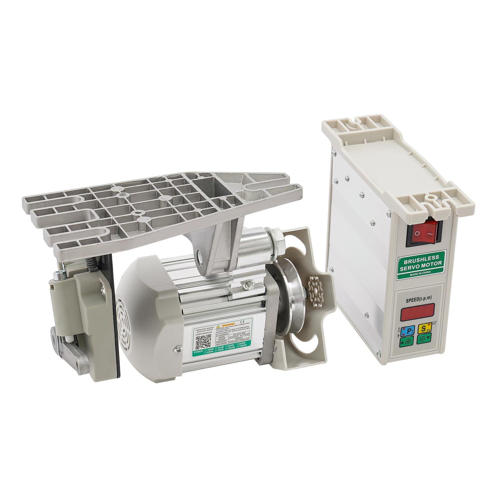 Silnik do maszyny do szycia, energooszczędny silnik do maszyny do szycia, 750 W, 220 V, bezszczotkowy silnik do maszyny do szycia, 500-3500 obr./min, przemysłowa maszyna do szycia, silnik serwo do
