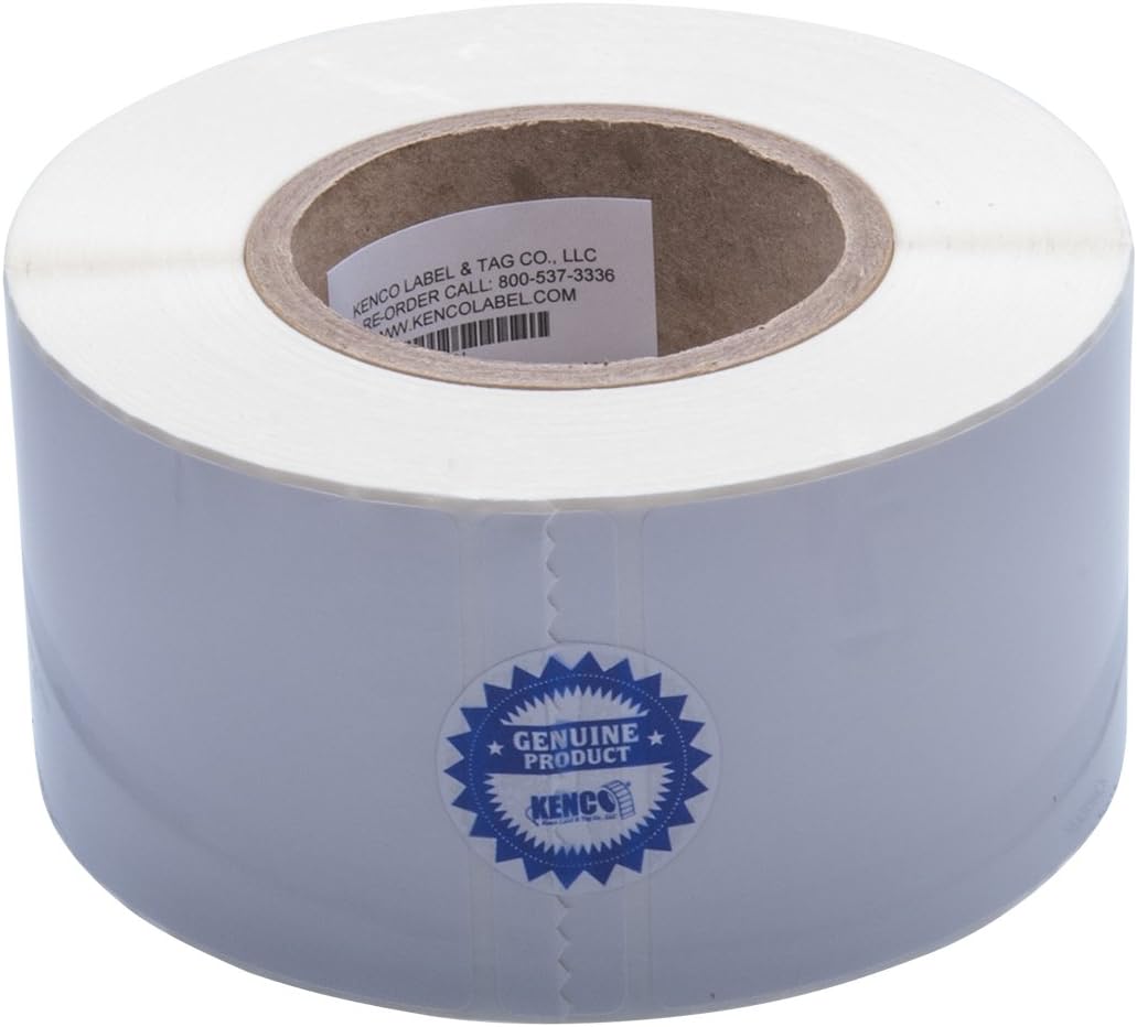 Kenco Premium Inkjet 3 X 6 Rectangle High Gloss Paper Roll-Fed Inkjet Labels. Compatible with Primera Color Label Printers and Many Other Printer Brands. Supplied 475 Labels on a 3 core.