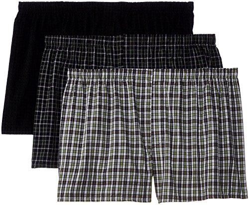 Hanes Men's Big Woven Boxers (Pack of 3)