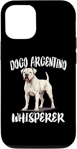 Funda para iPhone 1212 Pro Dogo Argentino Whisperer