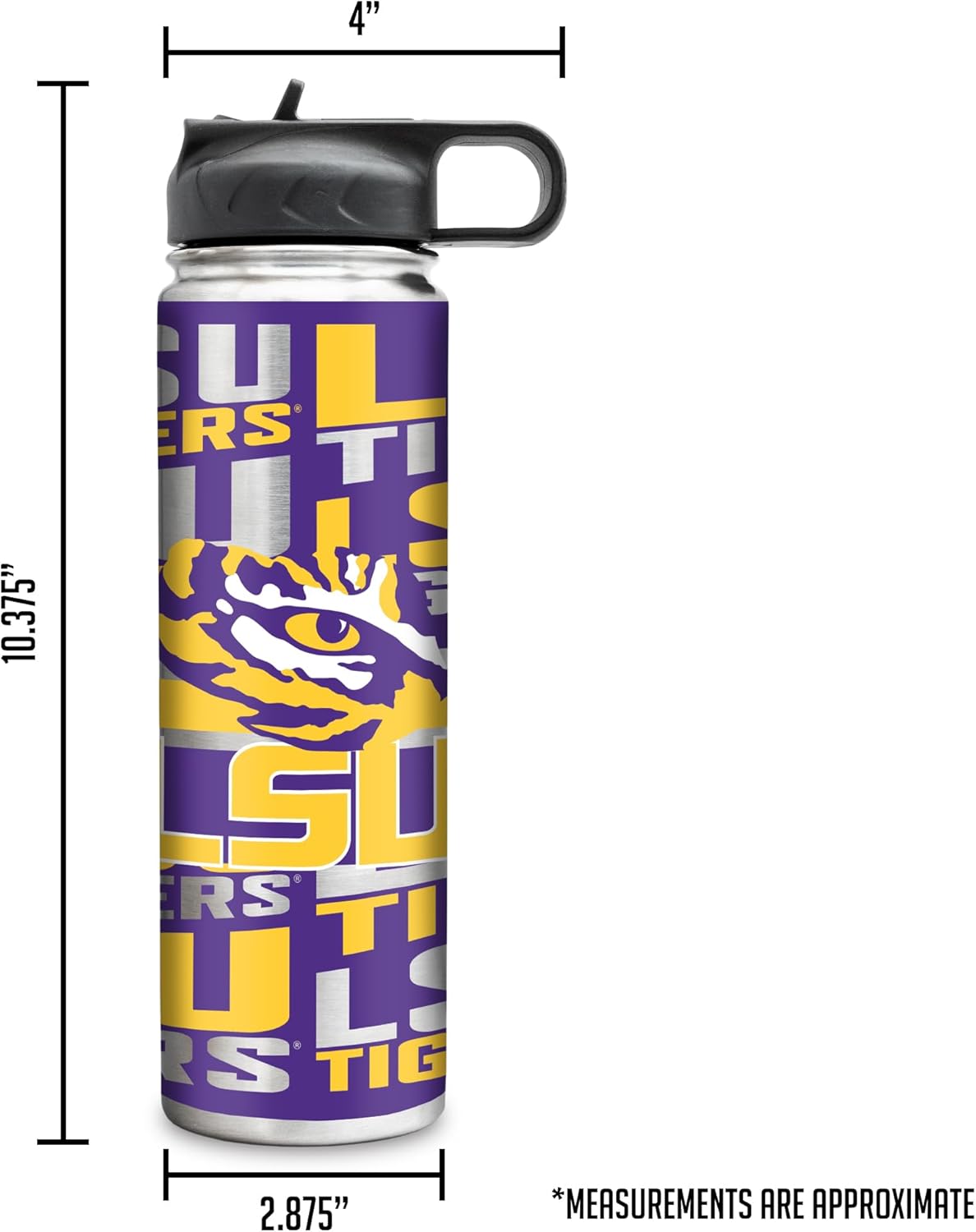 Rico Industries NCAA 22oz Stainless Steel Tumbler with Lid - Great For Coffee, Tea, Water or Cocktails - Image 8