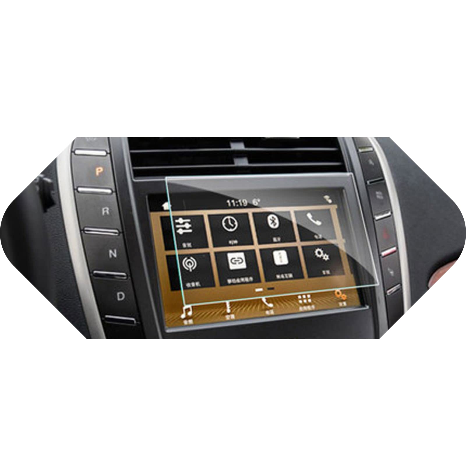 Écran GPS protégé avec ce verre trempé voiture pour Lincoln MKC