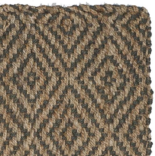 Miniatura 5 de SAFAVIEH Natural Fiber Collection - Alfombra de pasillo de 2 pies 3 pulgadas x 16 pies, natural y gris, yute hecho a mano, ideal para zonas de alto