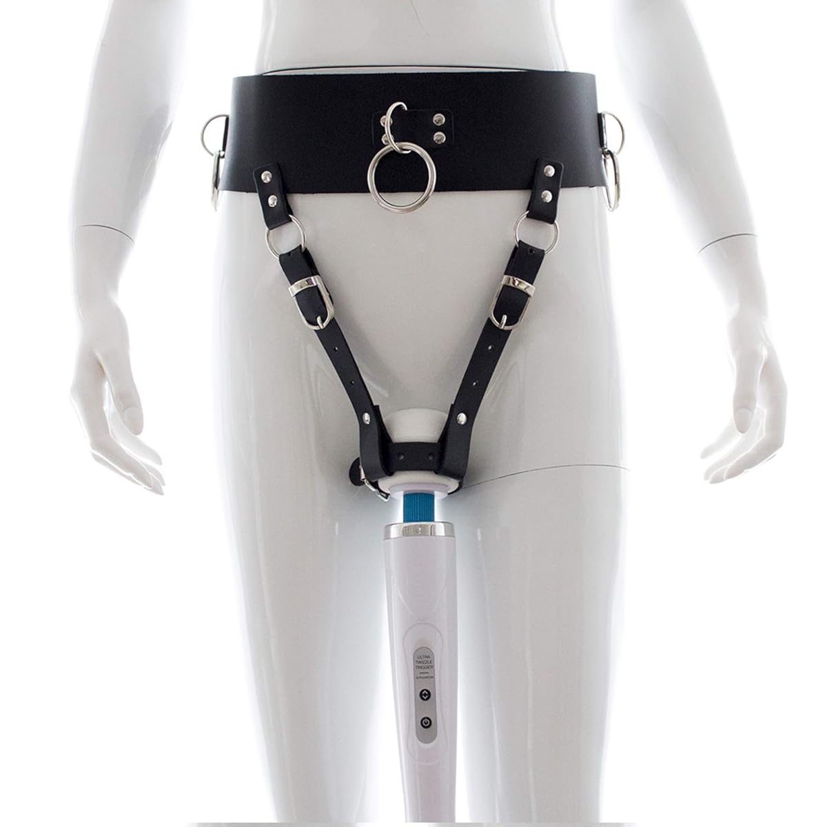 ForstST - 電マ固定ベルト 固定ホルダー バイブ ボンテージ 拘束具 束縛具 強制 刺激 プレイ用 SMグッズ バイブホルダー 拘束 ボンデージ 初心者 プレイ 変態 マゾ