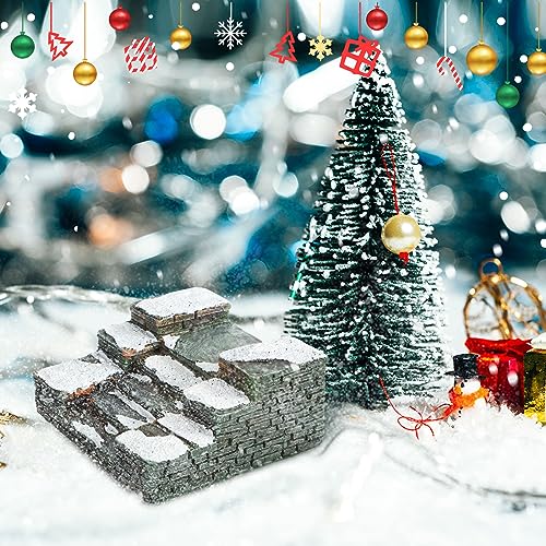 image for Geelin 4 Pcs Christmas Limestone Steps Accessory Figurine Christmas Vi