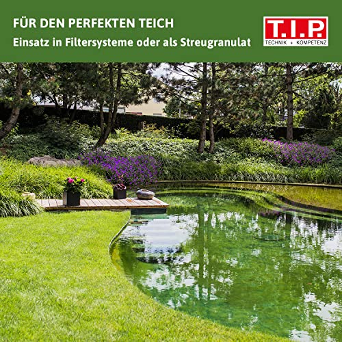 T.I.P. Zeolith Teichpflegemittel 6L Beutel - Natürliche Wasserfilterung & Teichpflege - Ideal für Klarheit & Gesundheit im Teich 35047