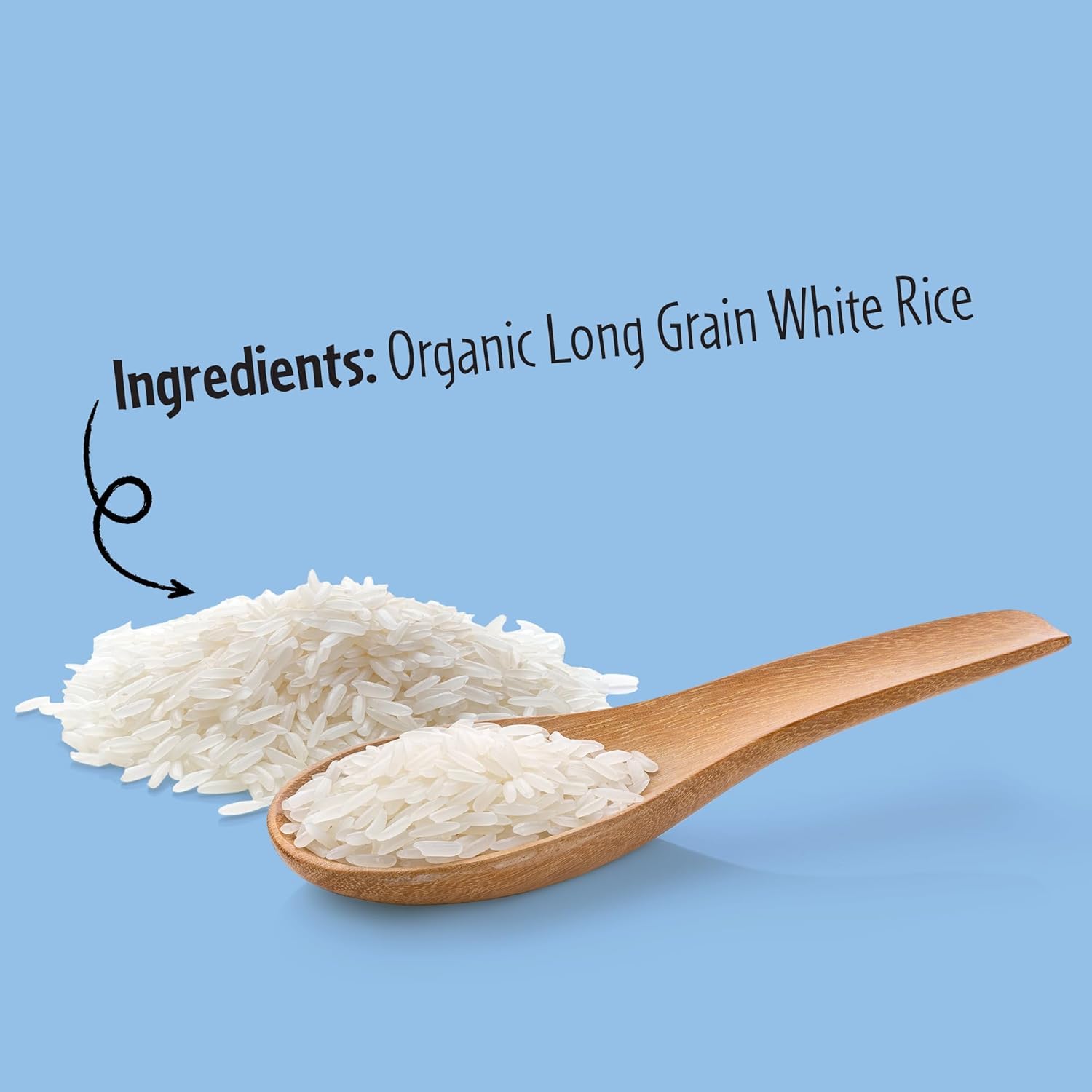 4Sisters - Organic Long Grain White Rice - Grown in USA - Sustainably Grown - Women Owned - Farm to Table 2lb (Pack of 6)