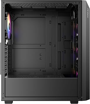 Antec AX67 ARGB, 4x120mm ARGB Fan Dahil, Temperli Cam Yan Panel, Mesh Ön Panel, 360mm Radyatör Desteği, Mid-Tower ATX Oyun Kasası, Siyah