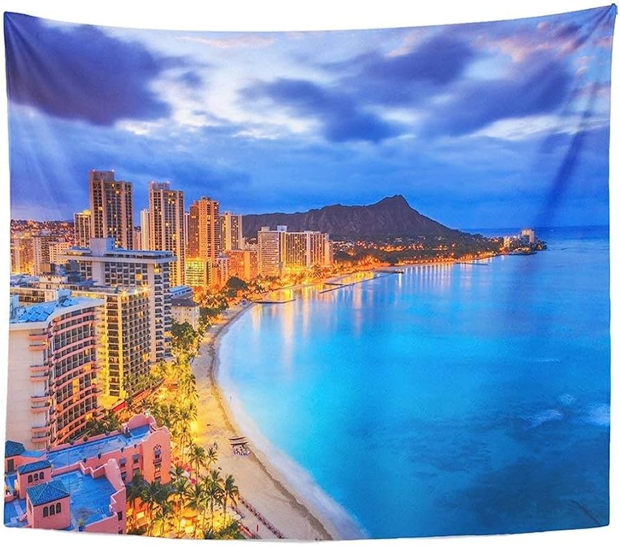 絵画 ダイヤモンドヘッド ハワイ 絵画 ダイヤモンドヘッド ハワイ ダイヤモンドヘッドとワイキキ